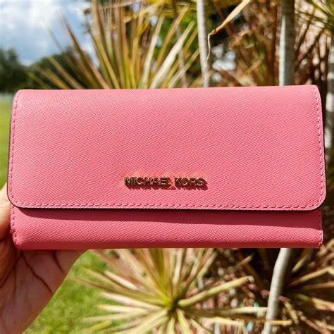 pink michael kors wallet callie|Michael Kors Wallet.